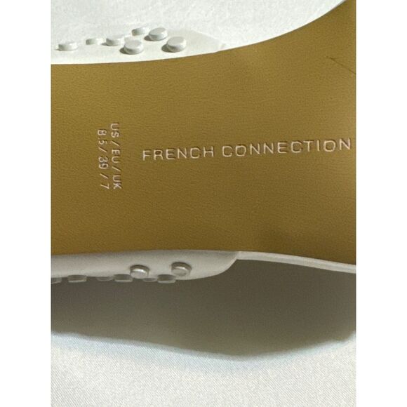 French Connection Womens Forever Studded White Pumps Size 8.5 - Picture 9 of 14